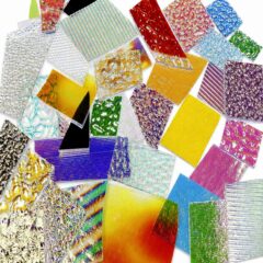 CBS Dichroic Scrap Wissmach COE96 clear