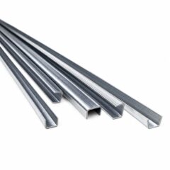 U profile Zinc-coated 3x3mm, lenght 180cm
