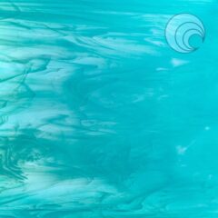 SPECTRUM 832-91s-F Caribbean blue/white Wispy Smooth Fusible